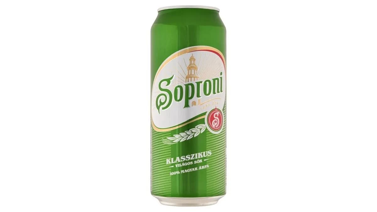 Soproni Klasszikus Lager Beer 4,5% 0,33 l