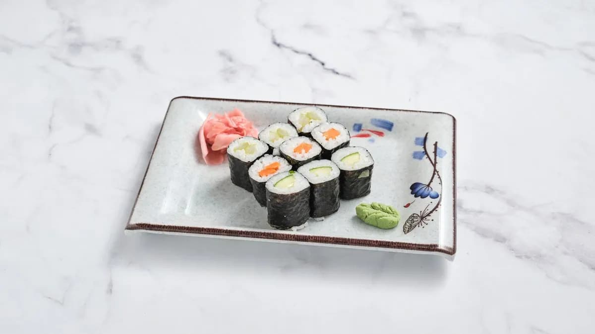 Vegetáriánus sushi maki 9db-os