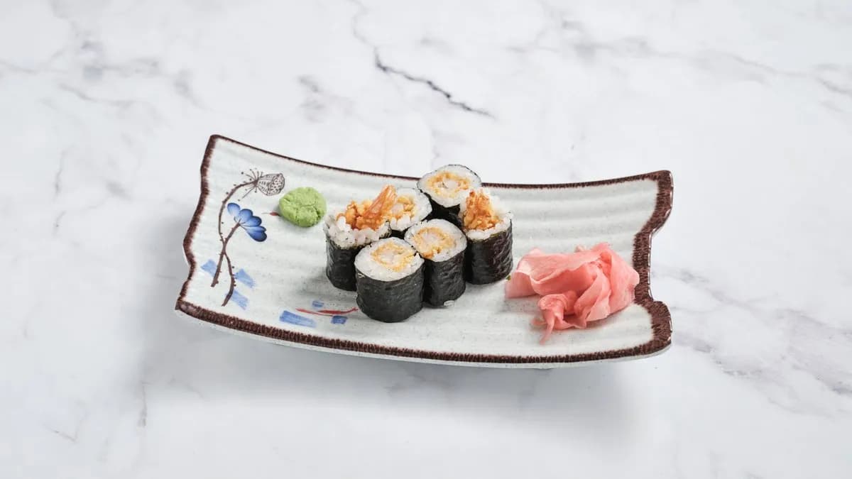 Tempurázott ropogós rák maki