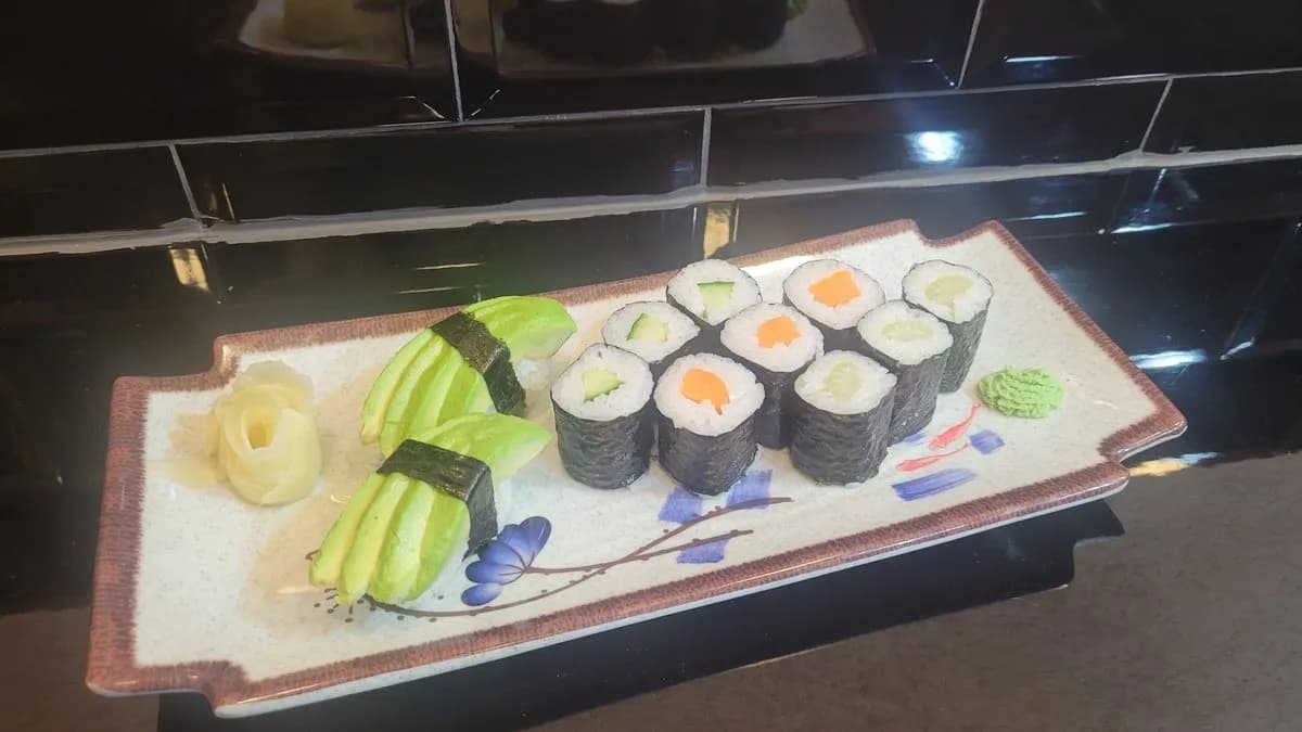 Vegetáriánus sushi maki 11db-os
