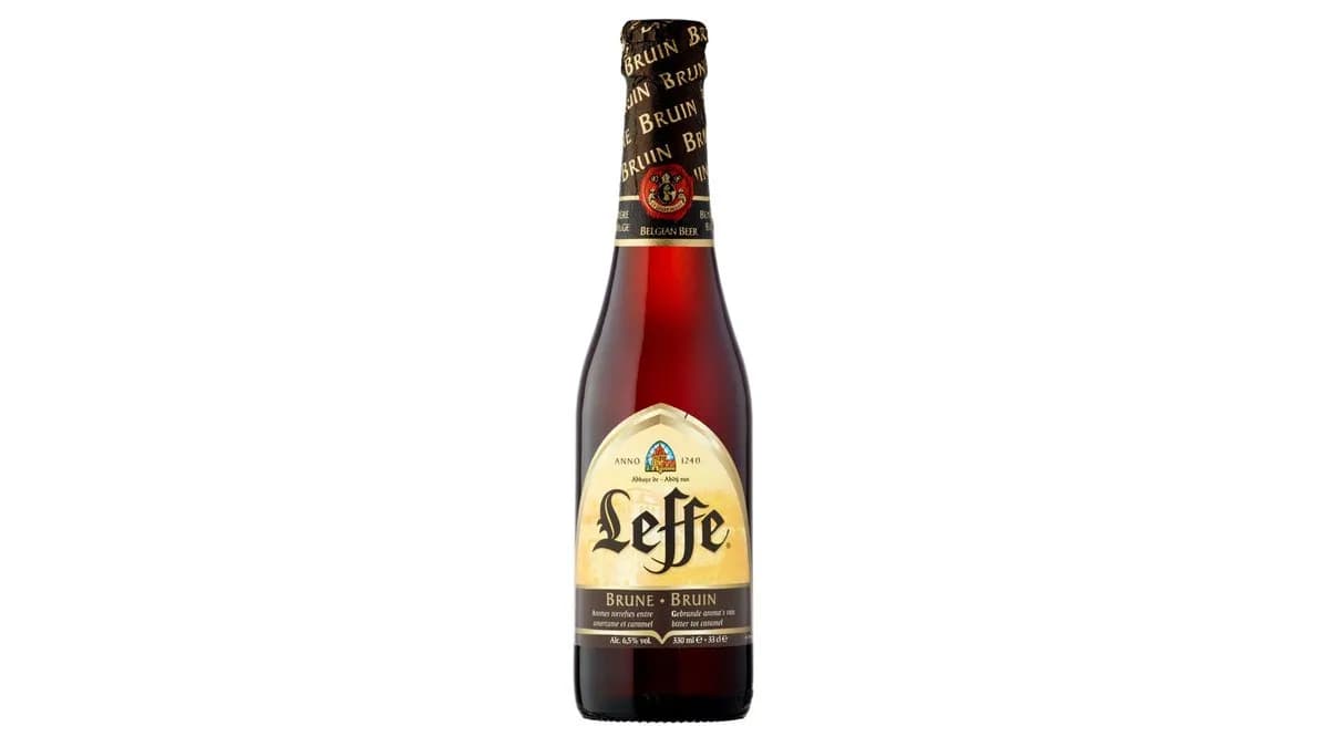 Leffe eredeti belga apátsági barna sörkülönlegesség 6,5% 0,33 l