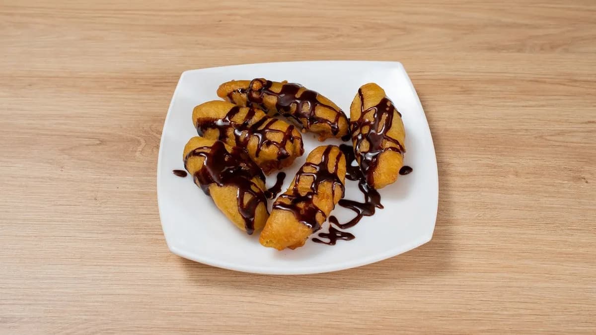 Sült banán csokoládé öntettel