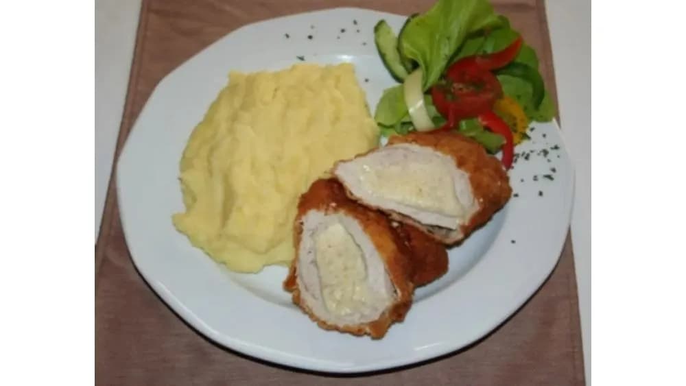 Fokhagymás sajtkrémmel töltött pulyka