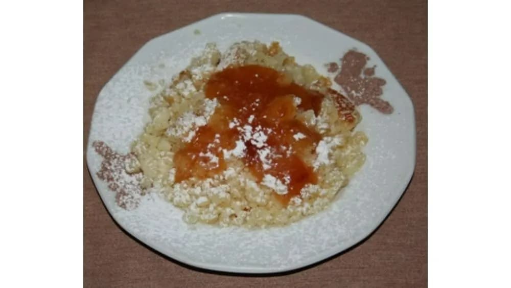 Császármorzsa baracklekvárral