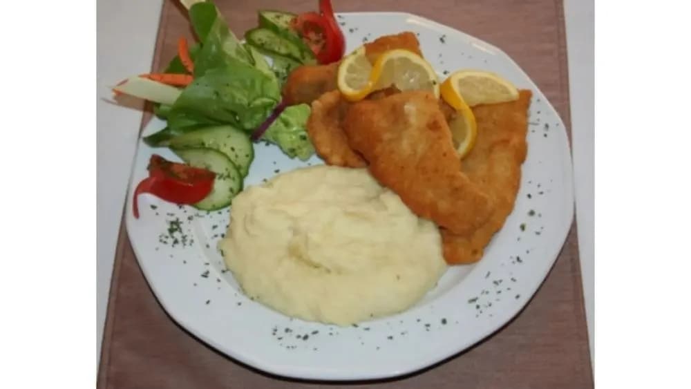 Tengeri halfilé rántva