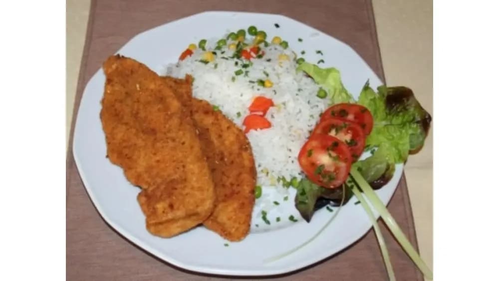 Csirkemell parmezános bundában