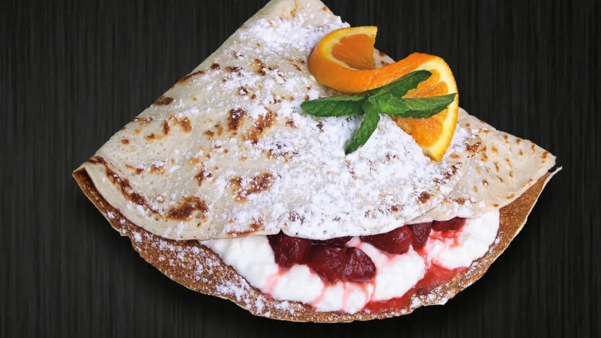 Túrós választott gyümölccsel