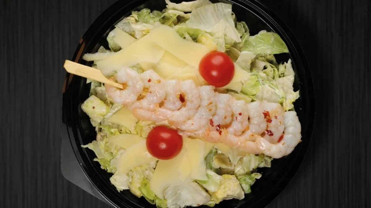 Caesar saláta koktélráknyárssal