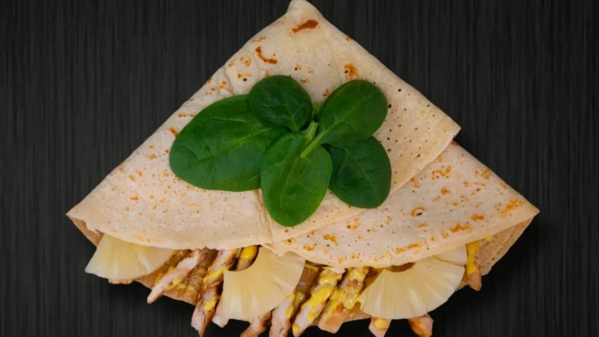 Currys csirkés palacsinta