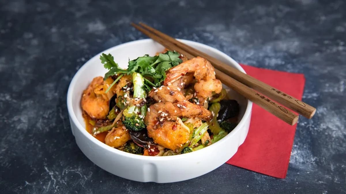 W20 Csípős fűszeres garnélarák tál (10 db)