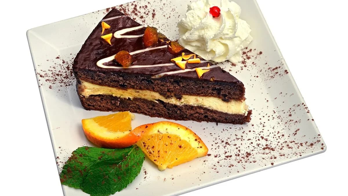 Narancsos csokoládétorta