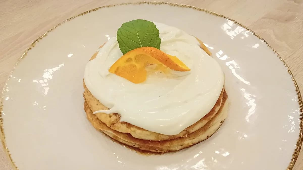 Narancsos ricottás amerikai palacsinta(2 db)