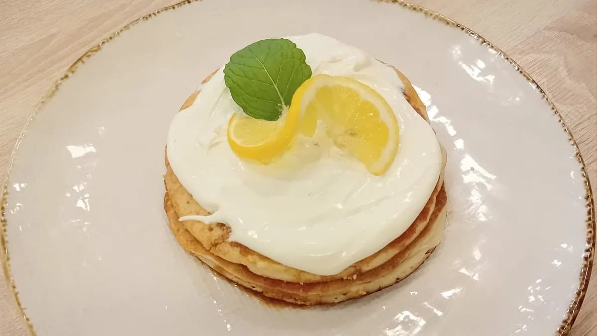 Citromos ricottás amerikai palacsinta (2 db)