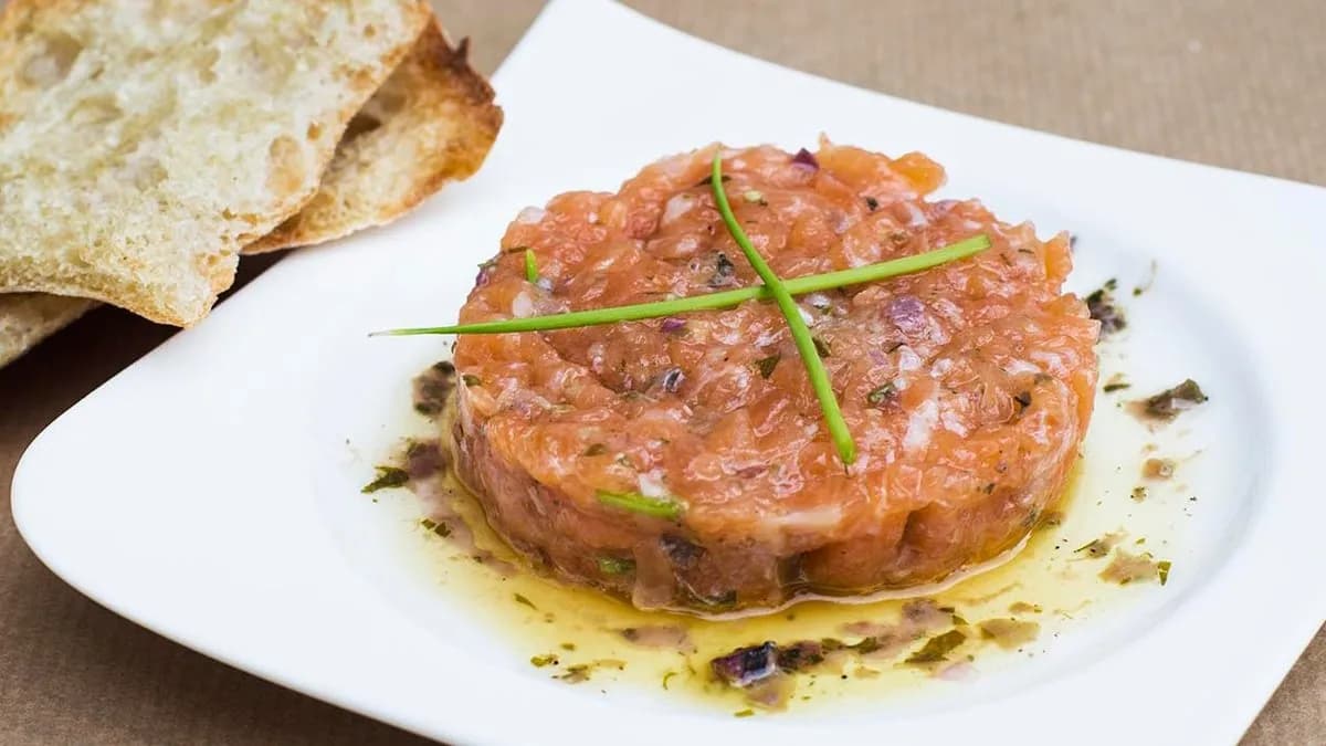 Tartar de salmon