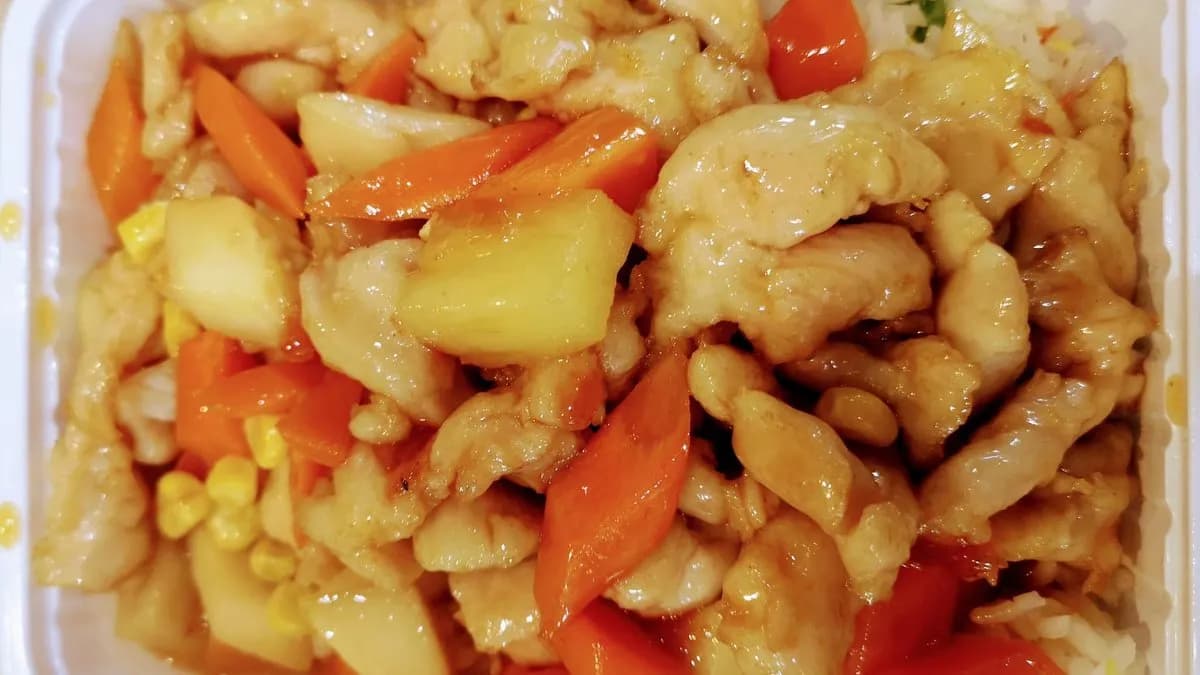 Édes savanyú csirkehús/Sweet and sour chicken