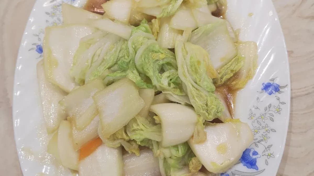 Piritott kínai kel kínai ecettel