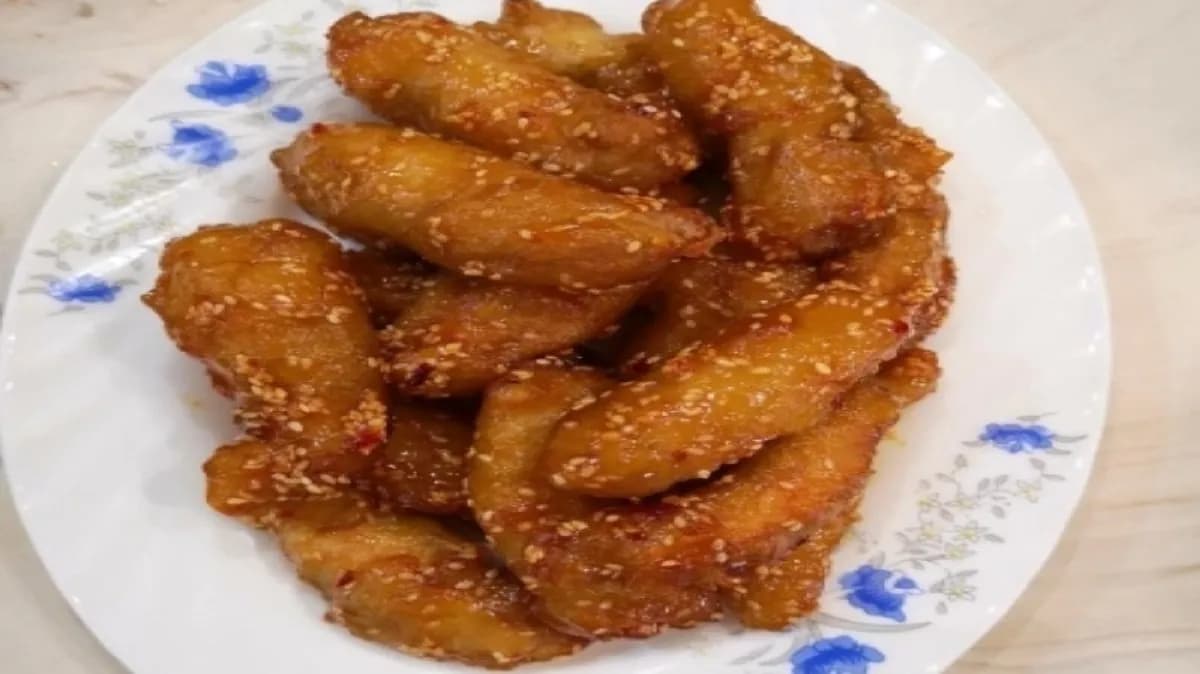 Szezámmagos csirkehús