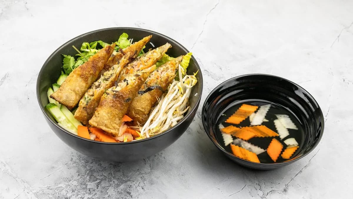 19. Bún rizstészta sertéshússal - Bún Chả Hà Nội