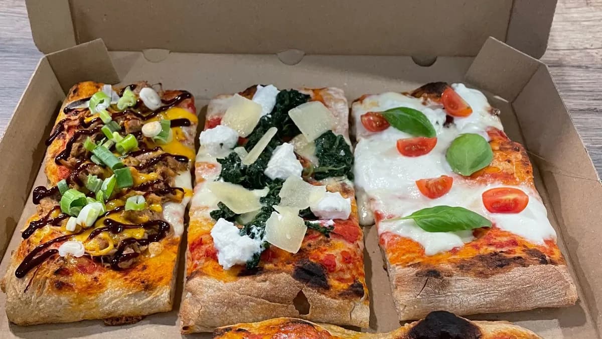 Kedvezményes 4 szeletes pizza box