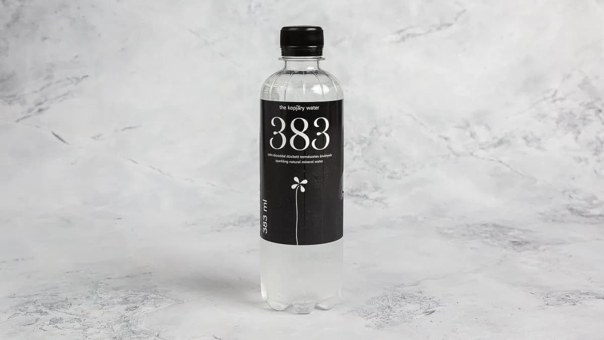 383 ásványvíz szénsavas- 383 mineral water 0,383l