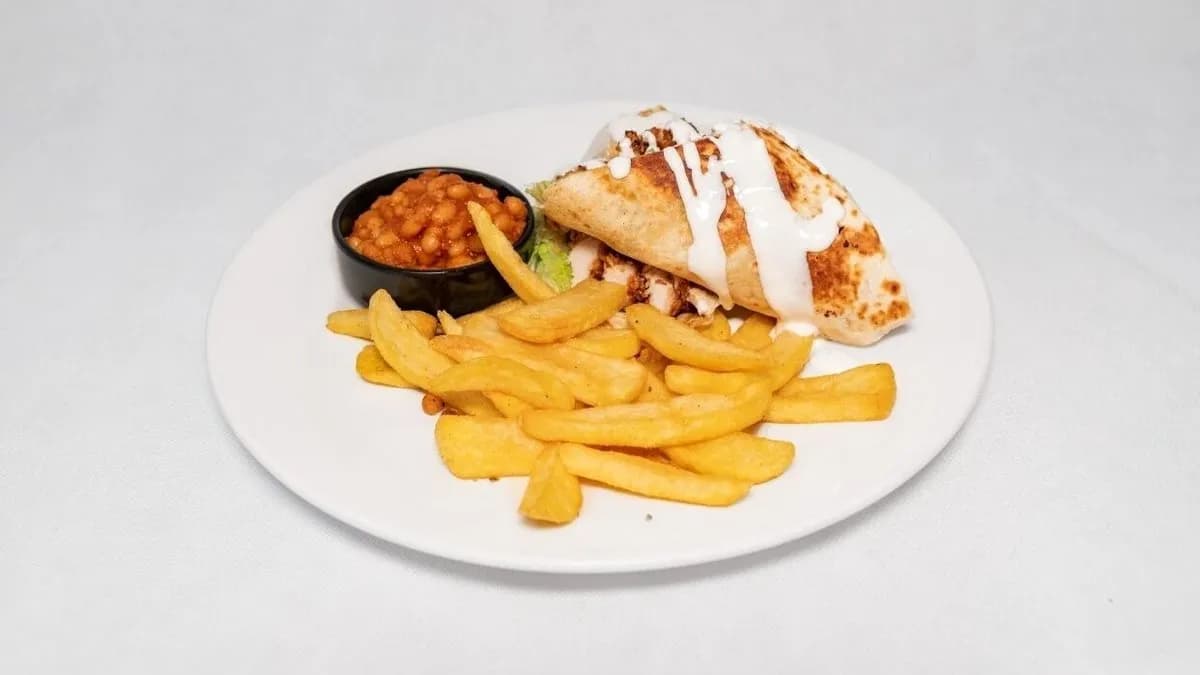 Pankó csirkés wrap