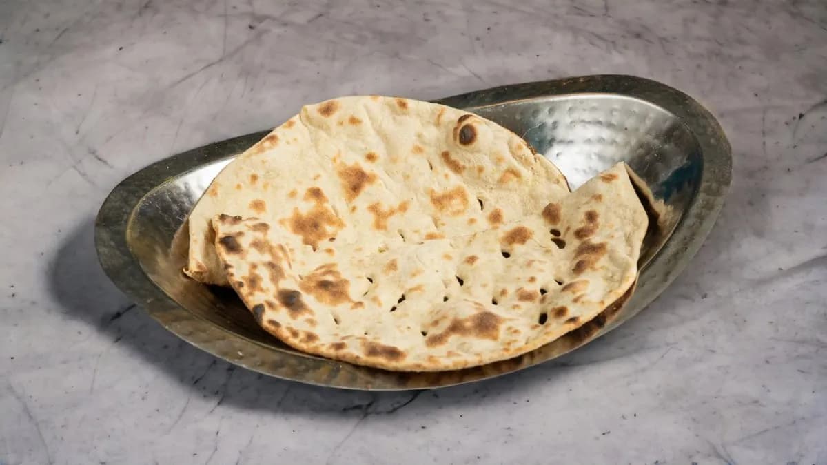 101. Tandoori Roti(Kovász nélküli teljes kiőrlésű házi kenyér)