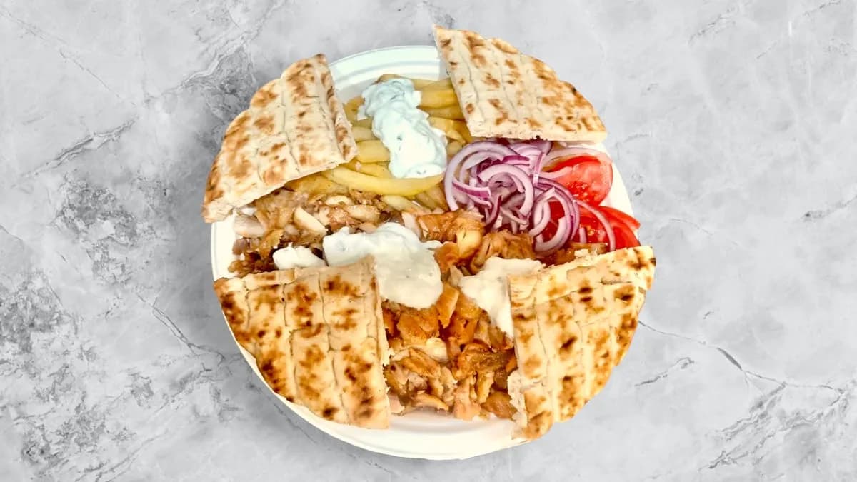 Gyros tál nagy