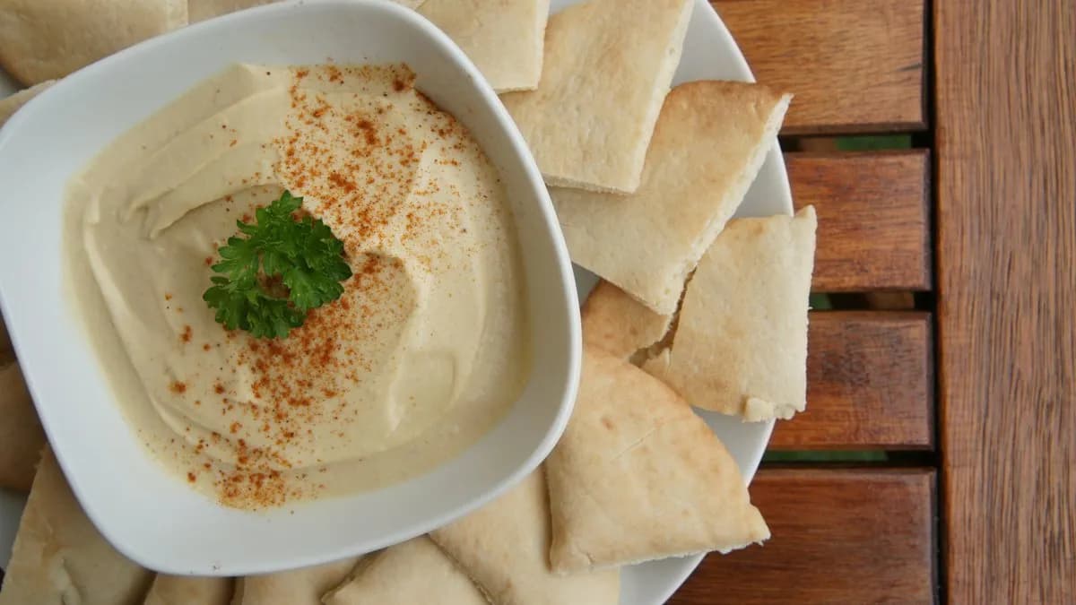 Házi Hummusz (Tahinivel)+ pita