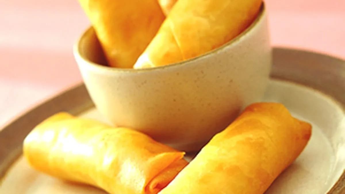 sült tavaszi tekercs