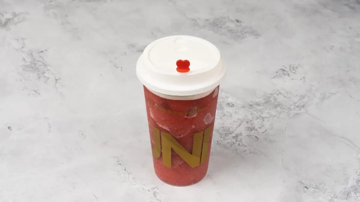 Cheese Strawberry Frappe