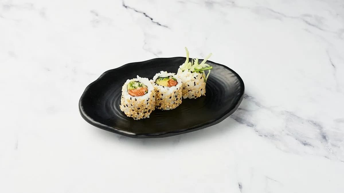 Wasabi-lazac maki 3 db