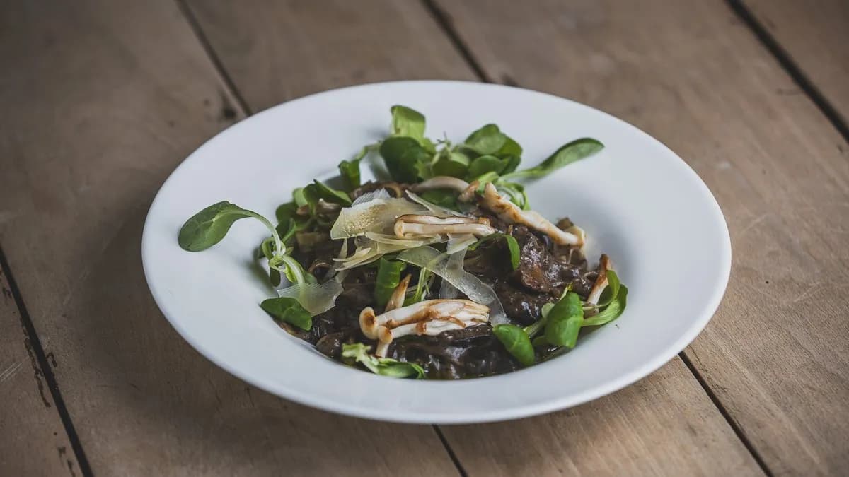 Erdei gombás gorgonzolás tagliatelle