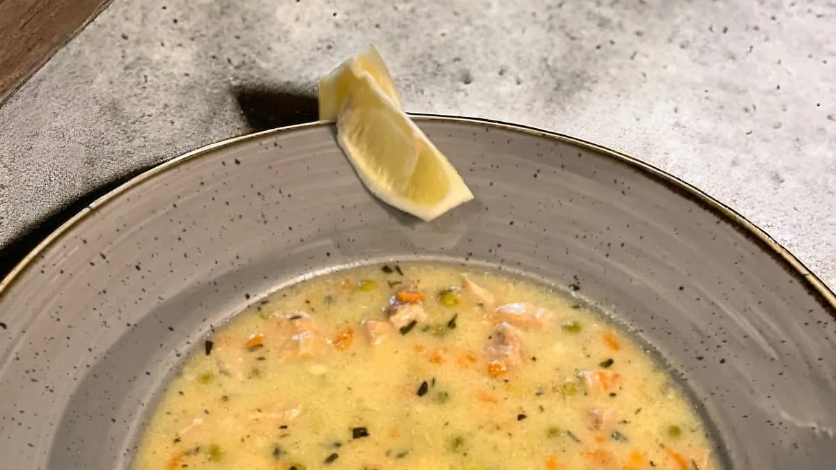 Tárkonyos borjúragu leves