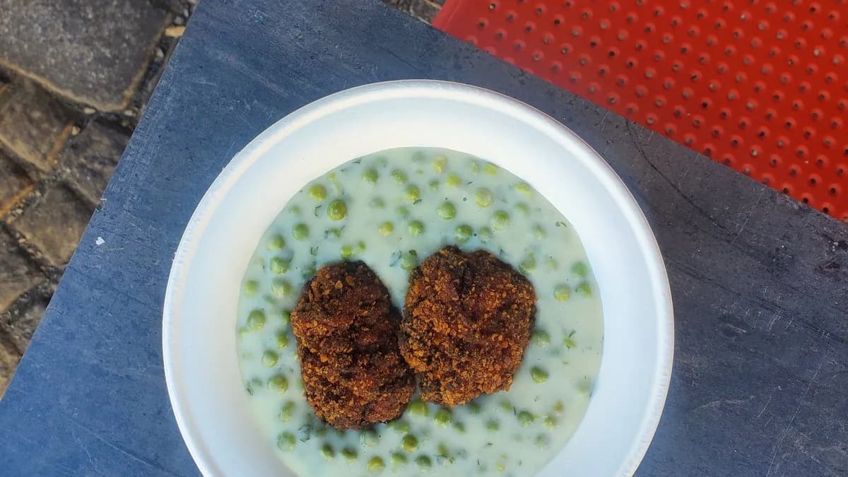 Borsófőzelék 2 db fasírttal