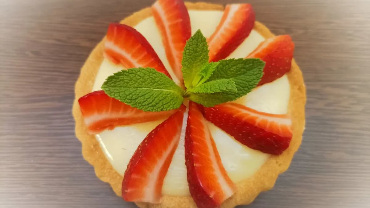 Fehércsokoládés epres pite