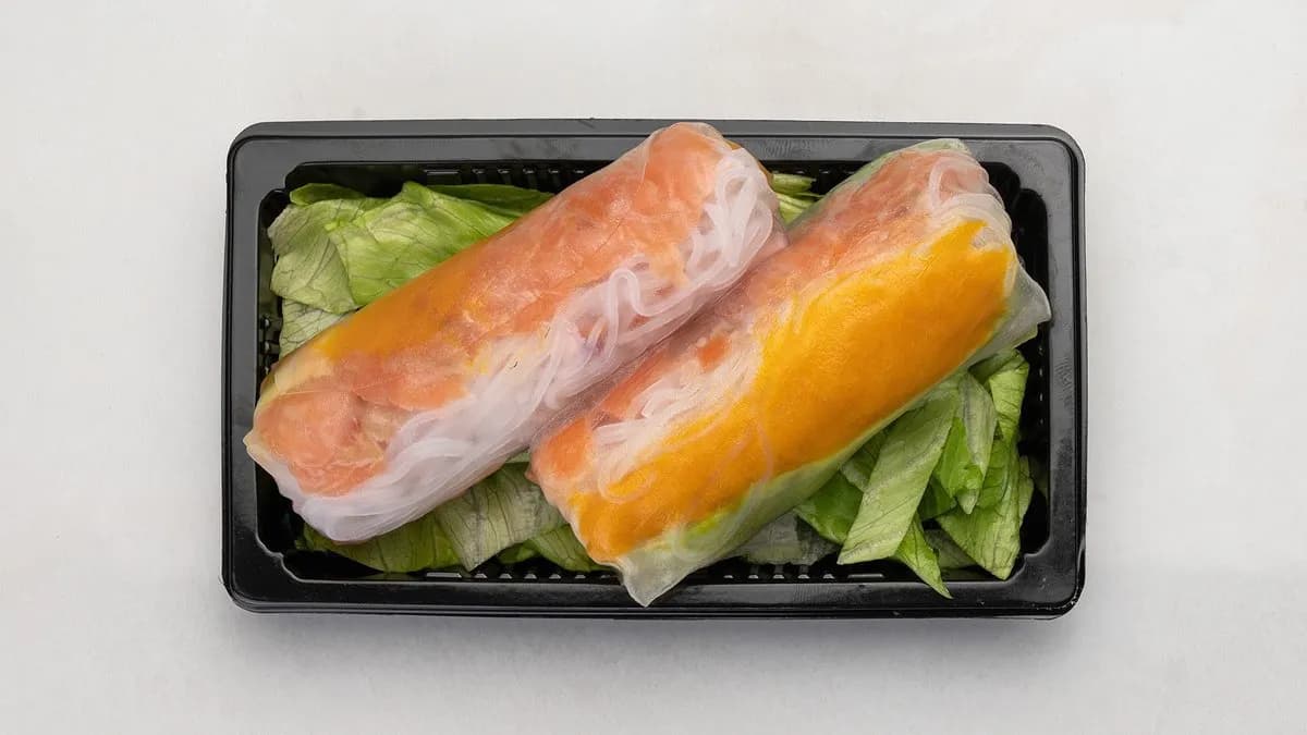 Füstölt lazac mangó Roll