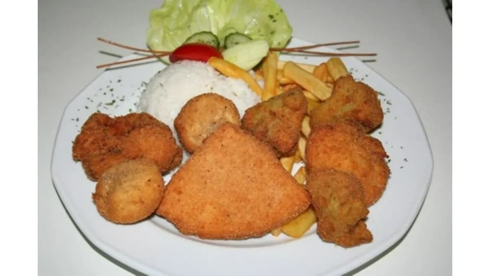 1 személyes vegetáriánus tál