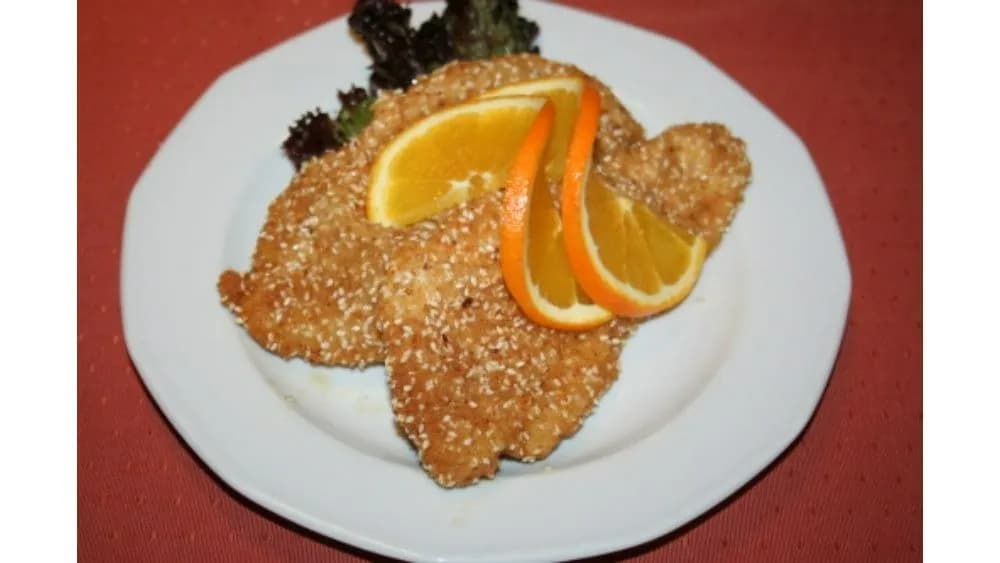 Csirkemell szezámmagosan