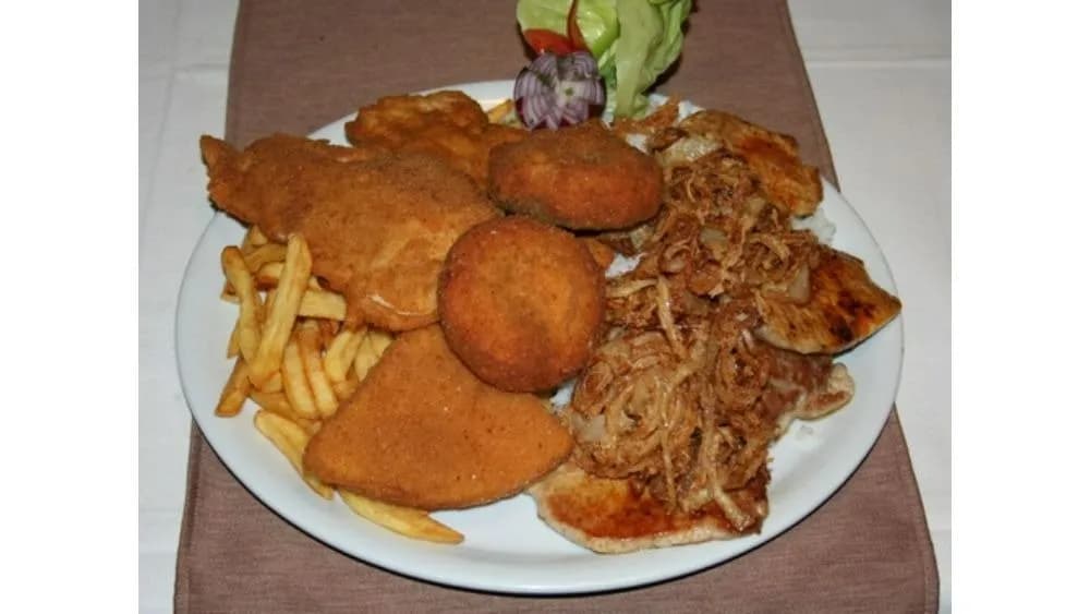 2 személyes extra tál