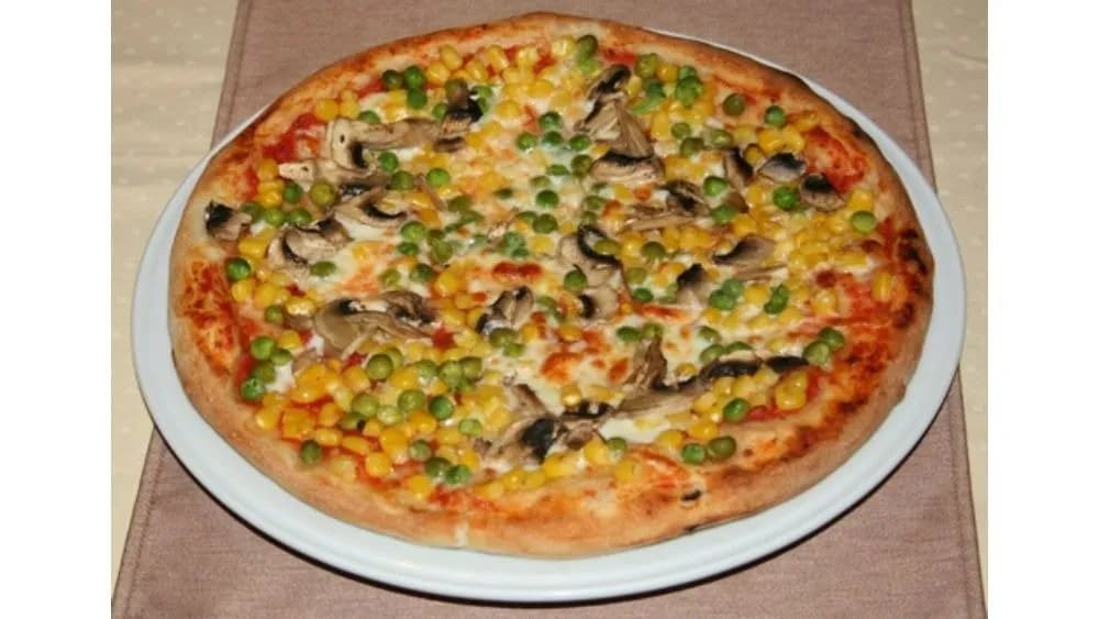 Vegetáriánus pizza (26 cm)