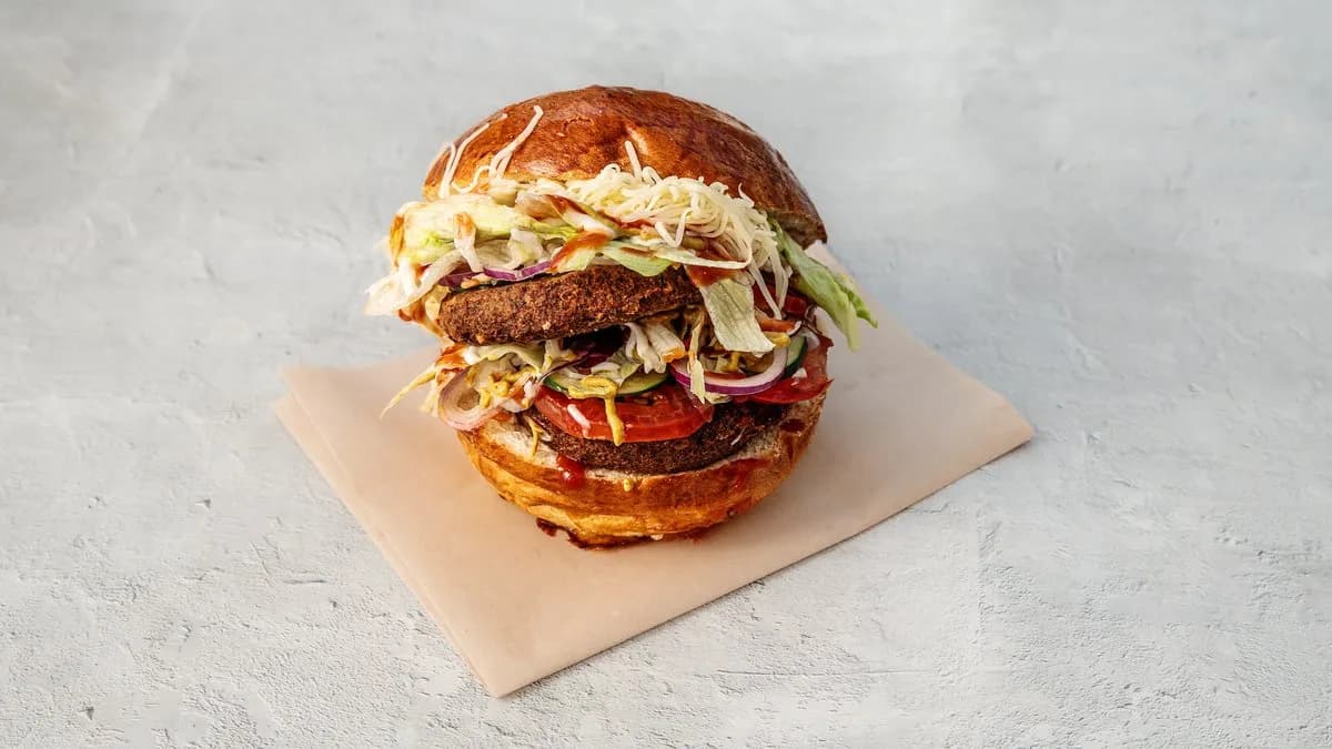 Duplahúsos retro burger