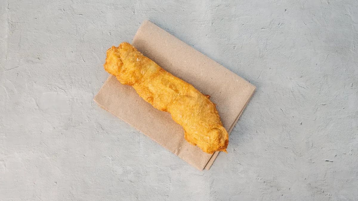 Sajttal-sonkával töltött lángos