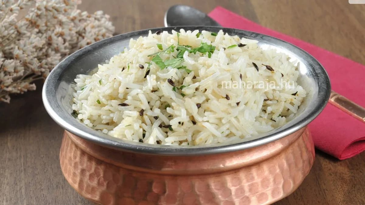 Köményes rizs (Jeera Rice)