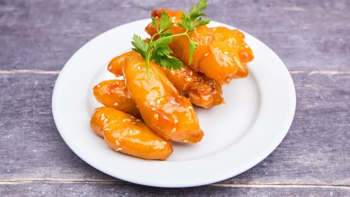 Mézes csirkefalatok