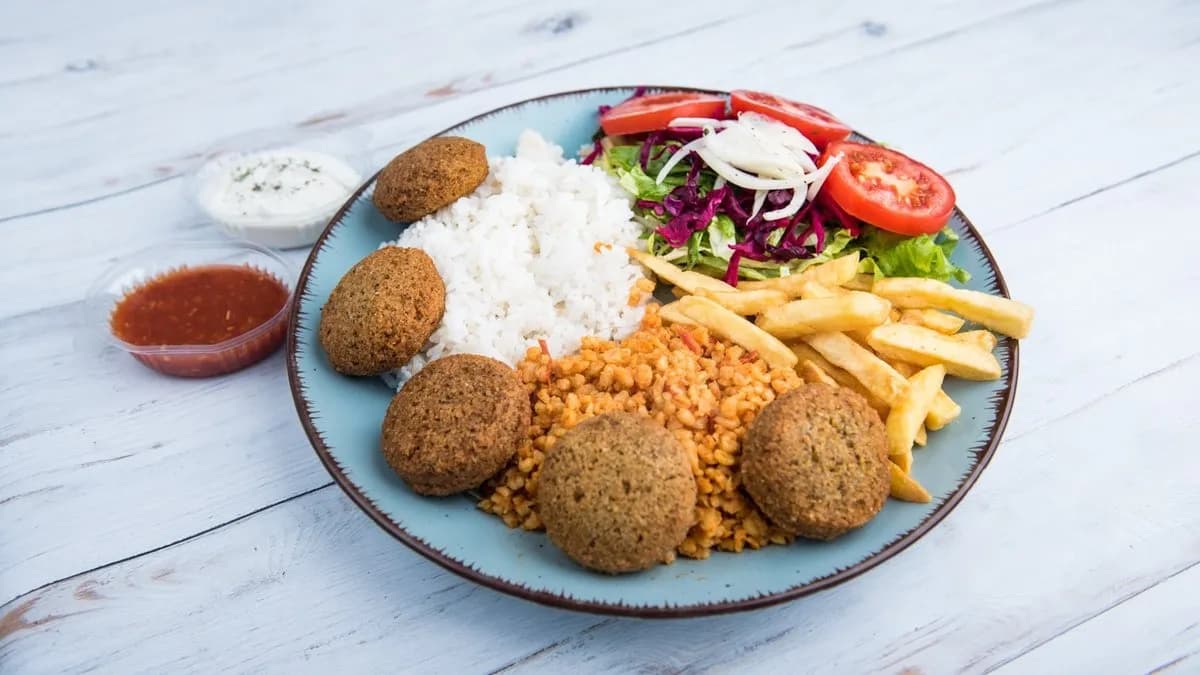 Nagy falafel tál