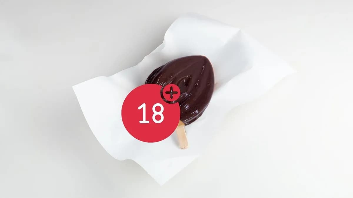 Pussy Waffle dark chocolate sauce