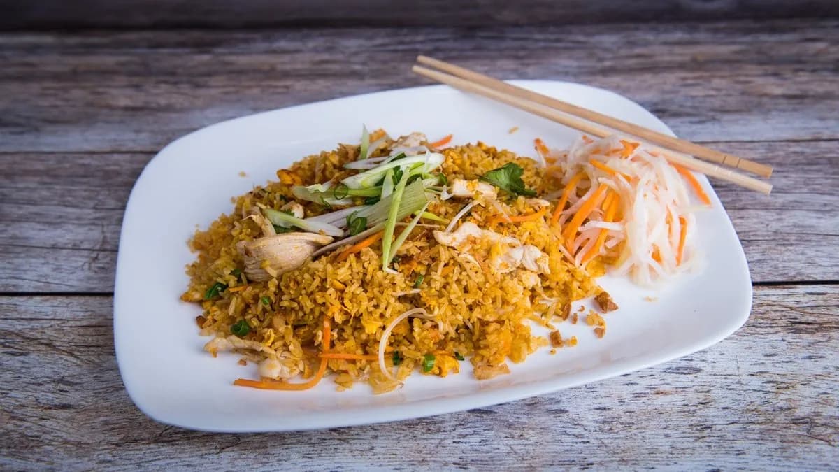 Csirkehúsos sült rizs