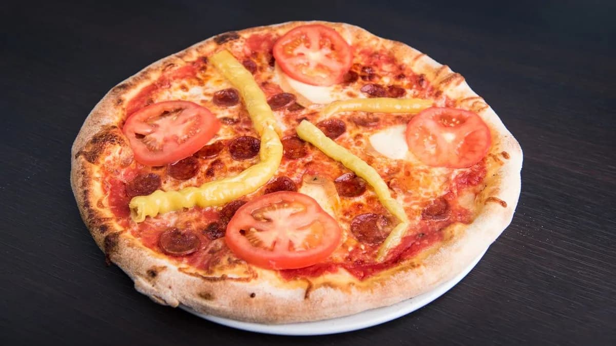 Scamorza pizza