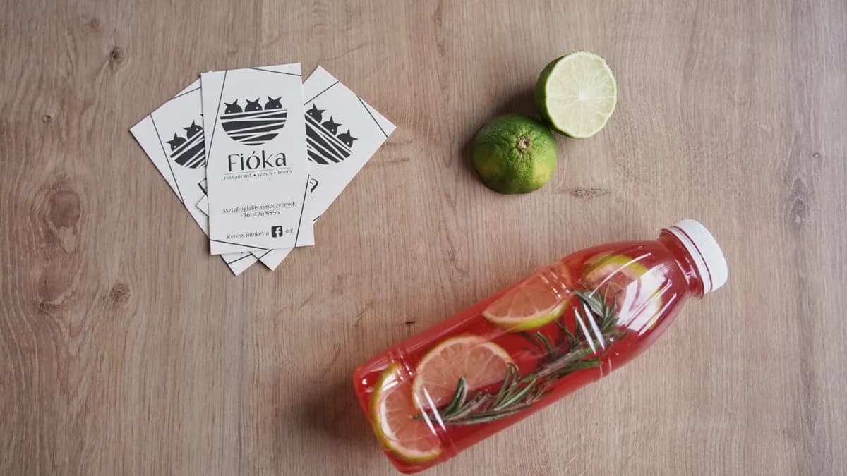 Málnás rozmaringos limonádé 0,5 L