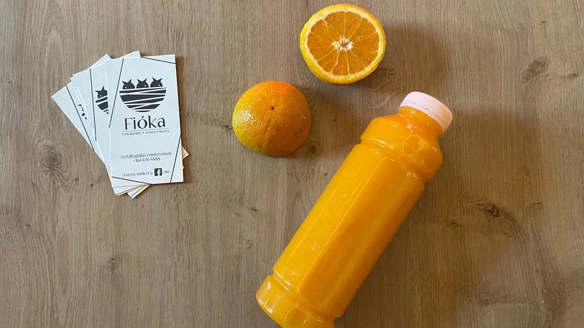 Frissen facsart narancslé 0,5L